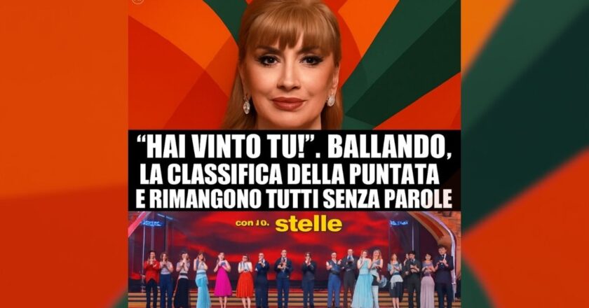 “Ballando con le stelle”, la classifica di puntata: lacrime a non finire, “Hai vinto tu!”