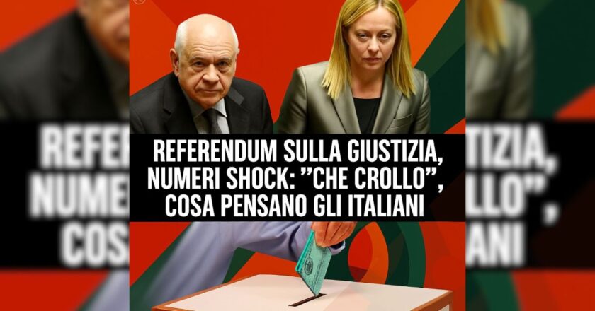 Un’ampia maggioranza italiana sostiene la riforma della giustizia: il sì alla separazione delle carriere diventa un segno di cambiamento
