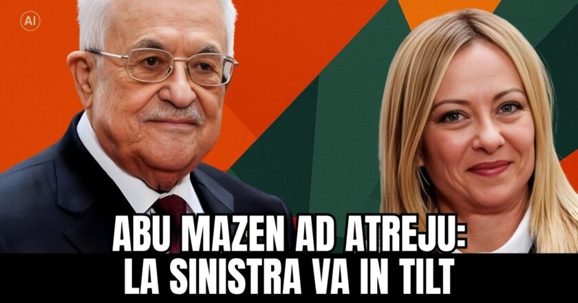 Meloni accoglie Abu Mazen ad Atreju: la sinistra spiazzata dalla mossa del premier