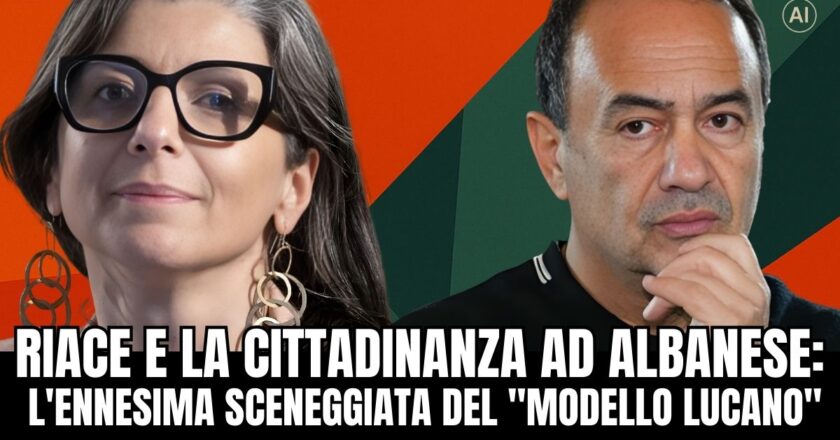 Riace e la cittadinanza ad Albanese: l’ennesima sceneggiata del “modello Lucano”