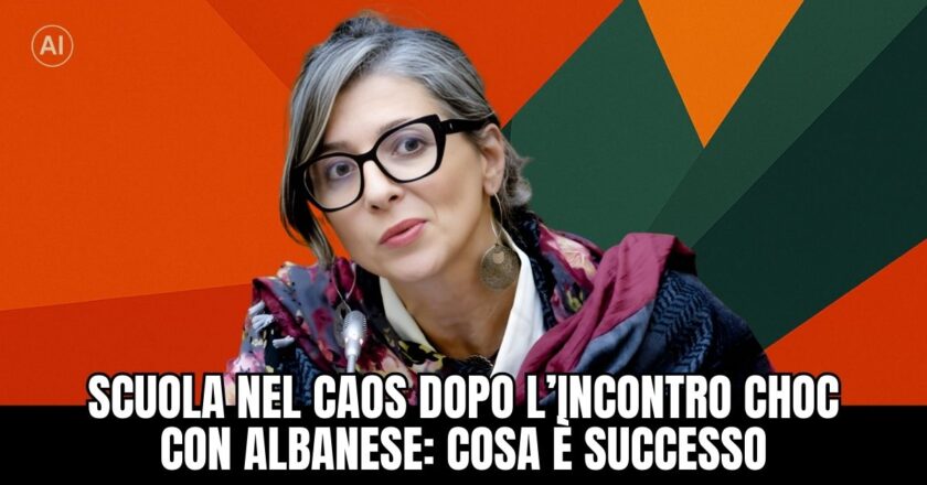 Scuola sotto shock: dopo l’intervento di Albanese arrivano gli ispettori