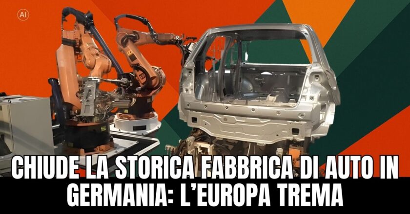 Chiude storica fabbrica di auto in Germania: un simbolo tedesco si spegne e l’Europa trema