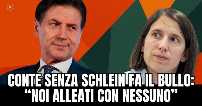 Senza Elly, Conte si prende la scena: tra fischi e ambiguità