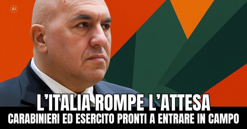 Gaza, l’Italia è pronta: possibile invio di carabinieri ed esercito