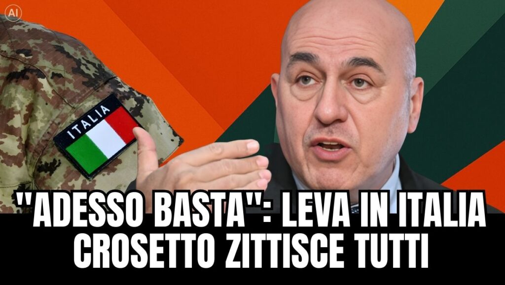 Crosetto leva Alt 1
