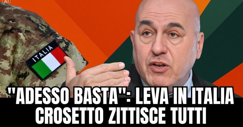 Crosetto frena le polemiche: «Nessuno vuole la leva obbligatoria»
