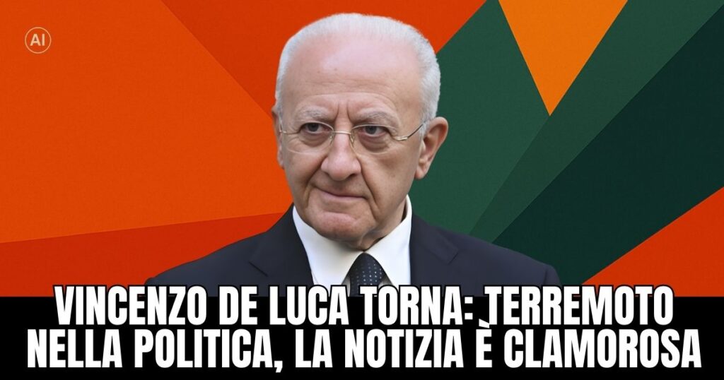 De Luca sindaco Salerno ritorno