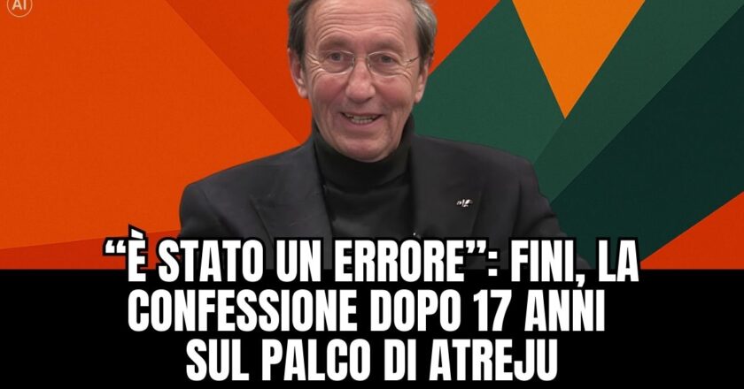 Il ritorno di Fini ad Atreju: un passo indietro che sa di nostalgia