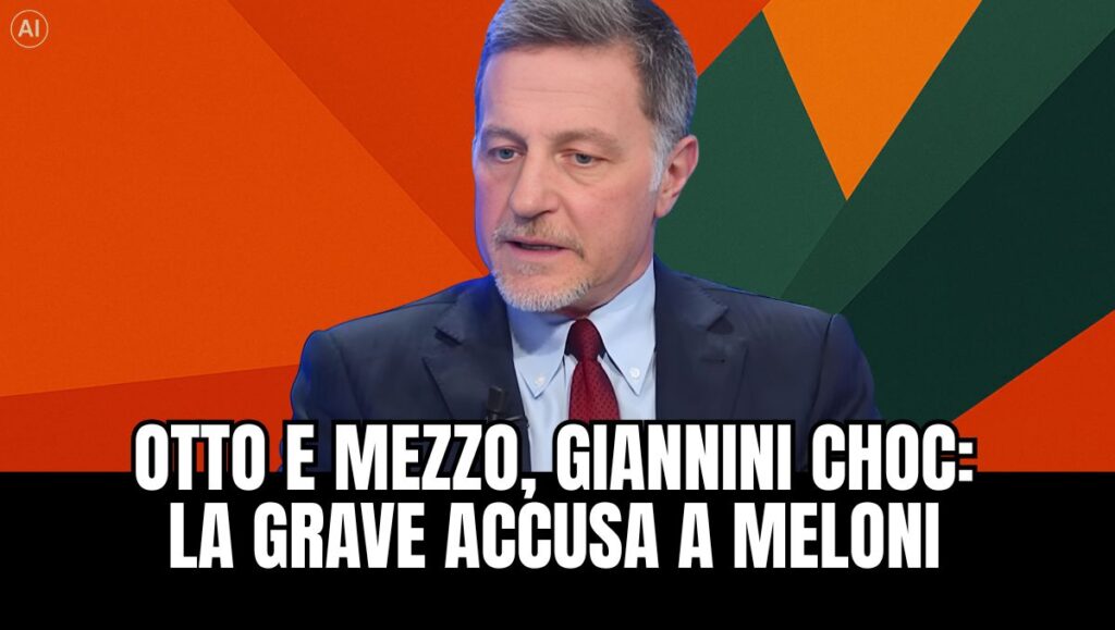 Giannini 8 e mezzo accusa Meloni Alt 1