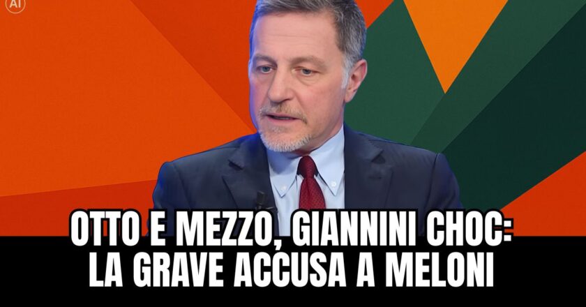 Otto e mezzo, Giannini accusa: “Meloni parte del piano”