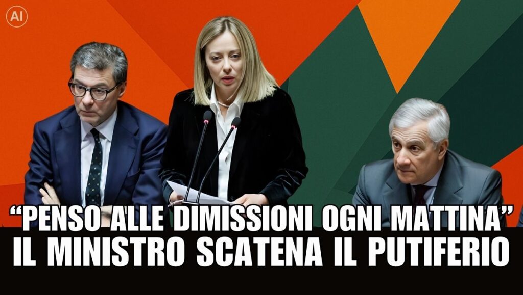 Giorgetti dimissioni battuta