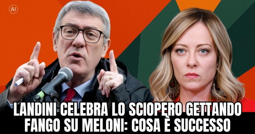Landini tra trionfalismo e contraddizioni: attacca Meloni ma dimentica Elkann