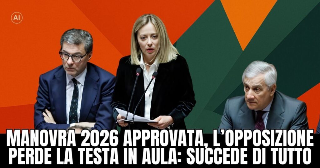 Manovra aula 2026