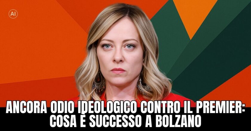 Bolzano, oltraggi contro Meloni: quando il dissenso diventa offesa