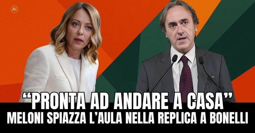 Meloni a Bonelli: “Non temo di tornare all’opposizione”