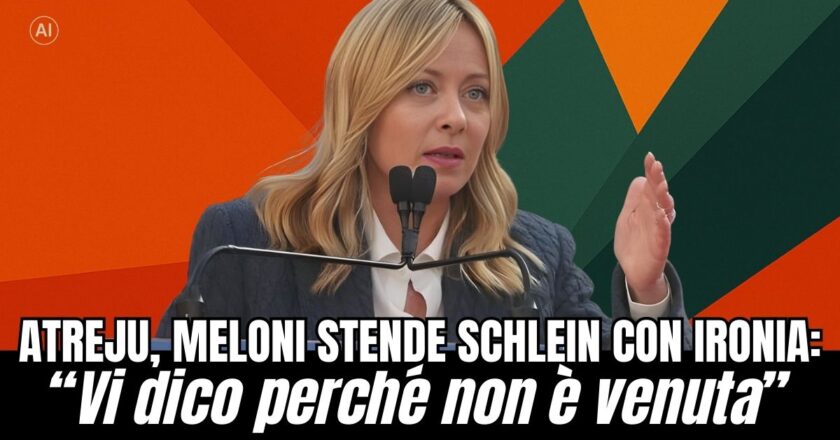 Atreju chiude col botto: Meloni stende Schlein con l’ironia