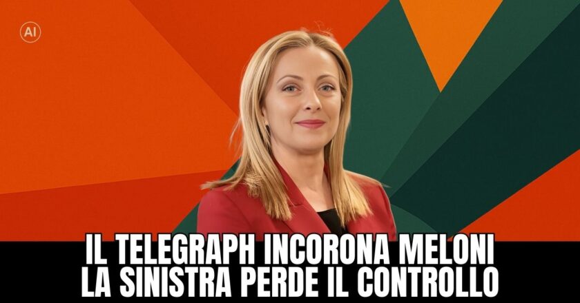 Meloni incoronata dal Telegraph: la sinistra italiana non ci sta