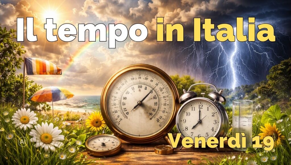 Meteo Previsioni 19 dicembre 2025
