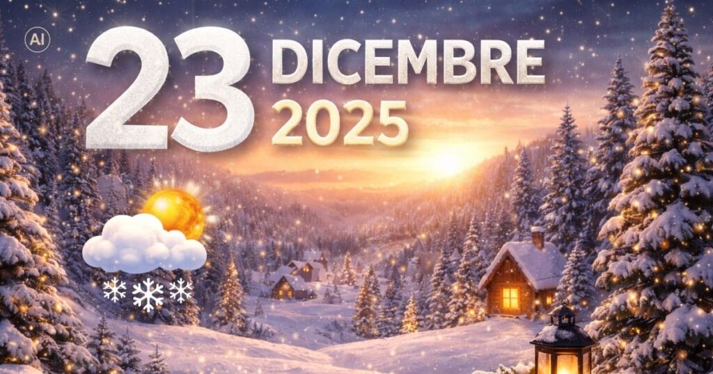 Meteo 23 dicembre