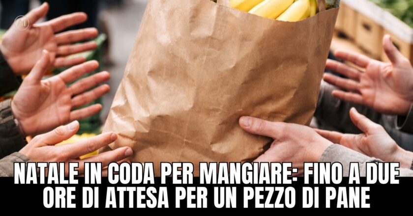 Milano, Natale in coda per mangiare: la dignità sotto zero