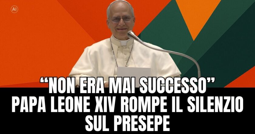 Papa Leone XIV rompe il silenzio sul presepe