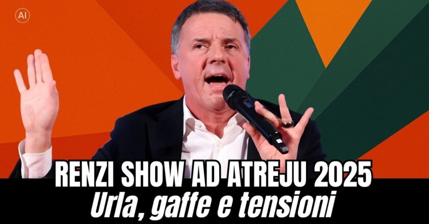 Atreju, Renzi show sul palco: urla “sei falsa” a Casellati, Crosetto lo prende in braccio