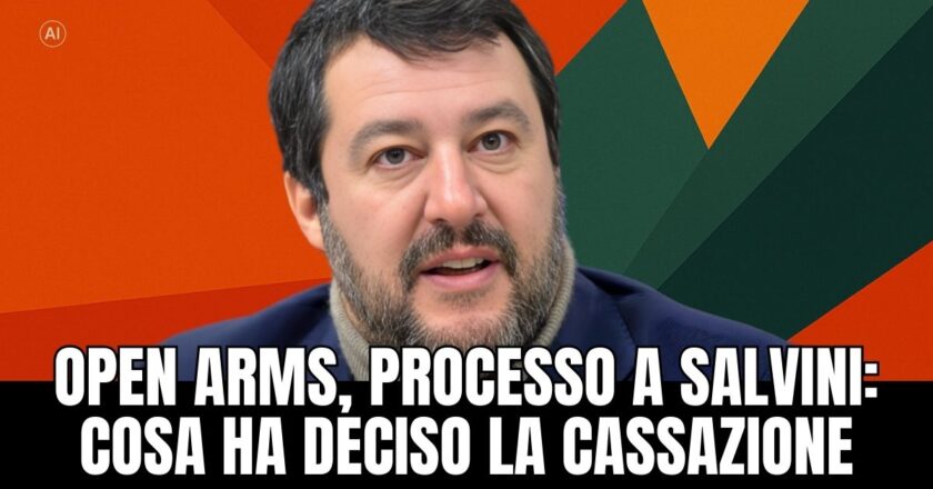 Caso Open Arms: la Procura Generale di Cassazione sostiene Salvini