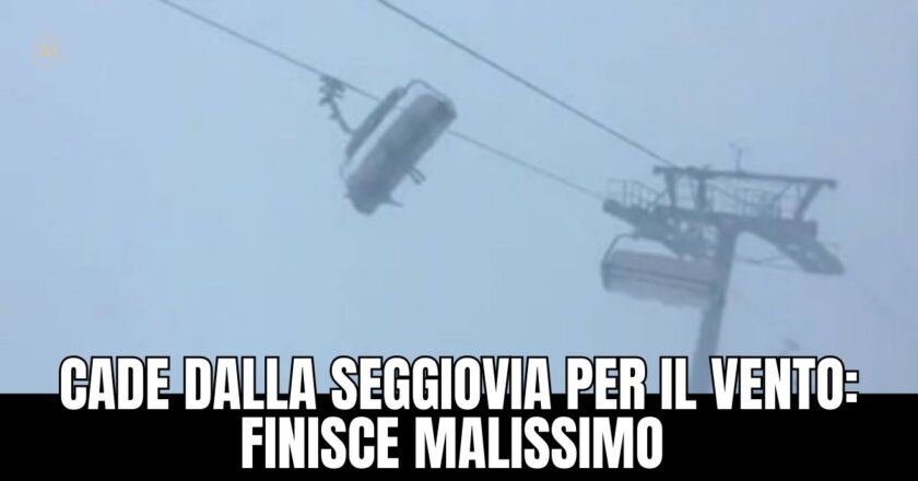 Strappato nel vuoto: l’incubo della seggiovia a Natale