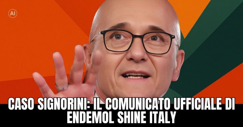 Scoppia il caso Signorini: Endemol apre un’indagine interna