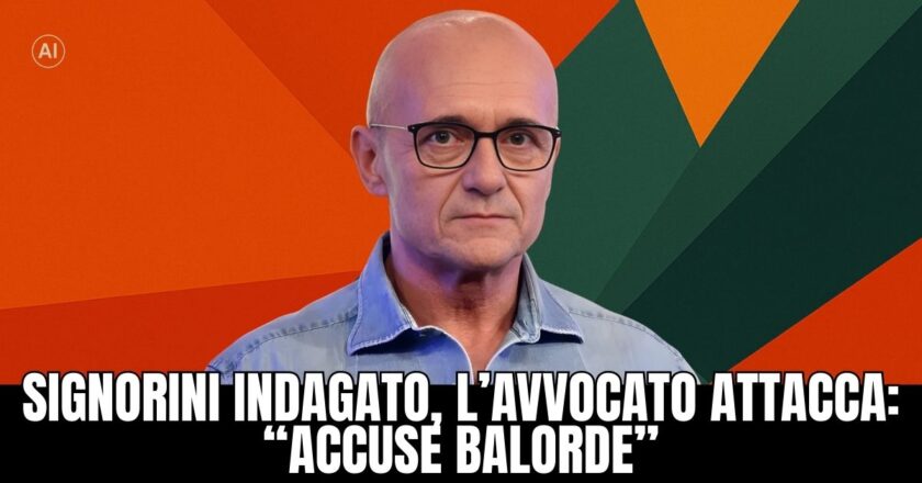 Signorini indagato: il legale parla di “accuse balorde”