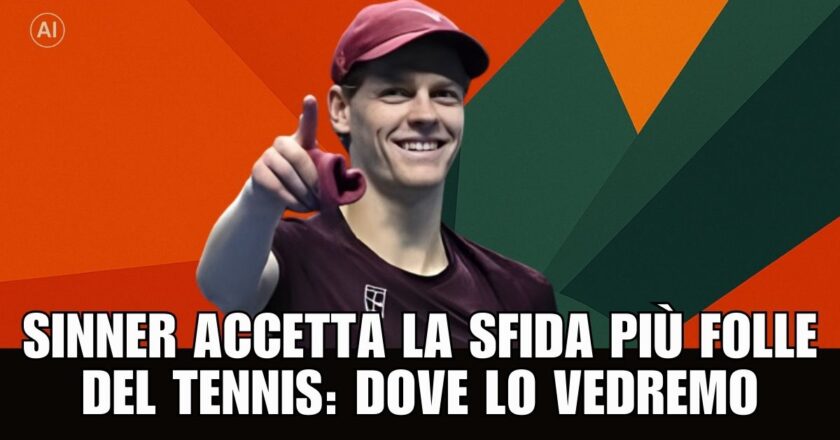 Sinner pronto per la sfida da un milione: confermata la sua presenza al torneo più insolito di Melbourne