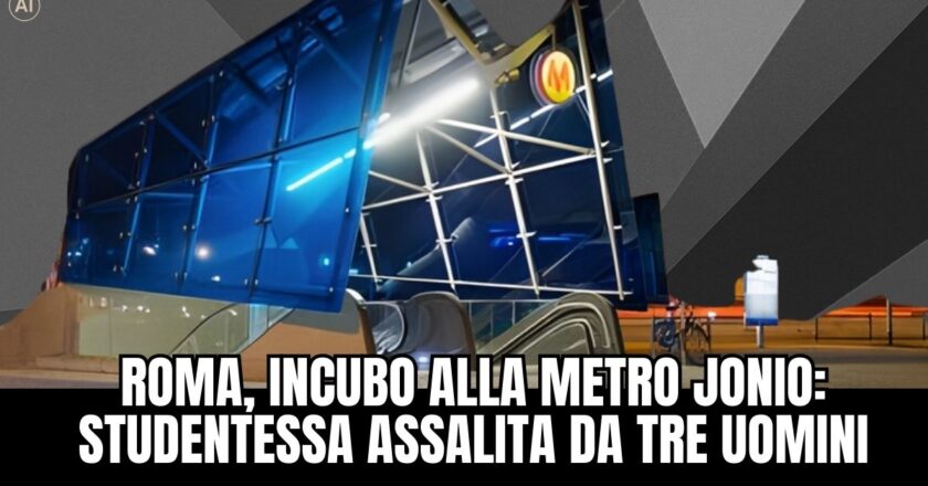 Roma, incubo alla metro Jonio: studentessa aggredita da tre uomini