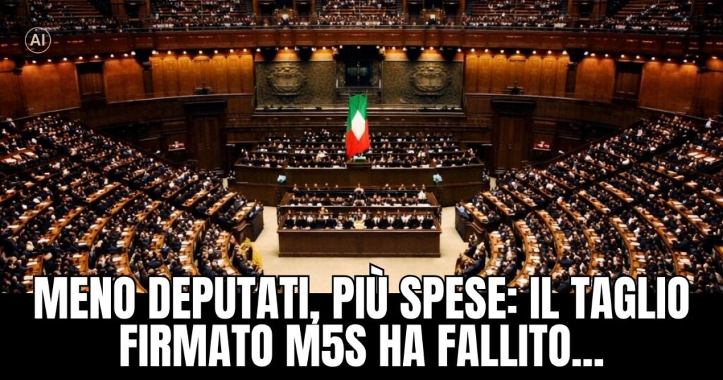 Taglio deputati spese