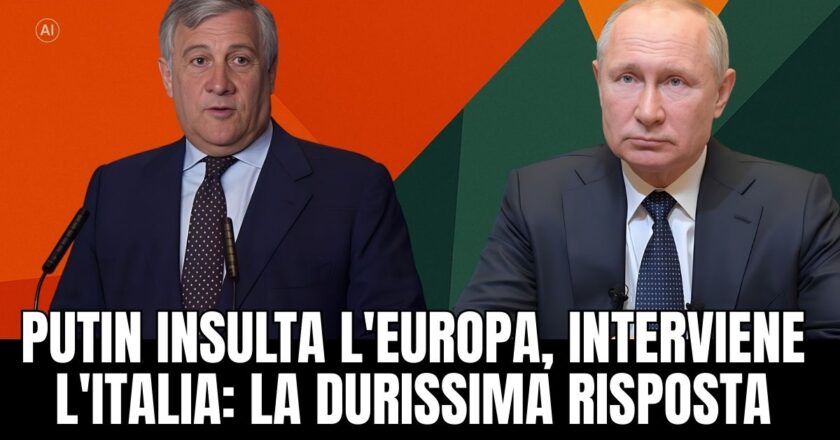La dura replica di Tajani agli insulti del Cremlino: “Governi democratici, non sudditi”