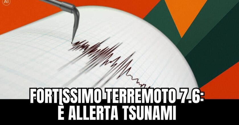 Terremoto di magnitudo 7.6 al largo del Giappone: allerta tsunami per onde fino a tre metri