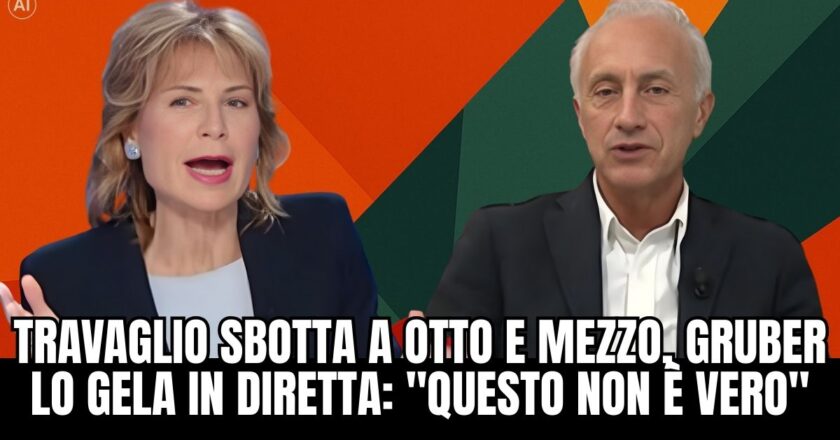 Otto e Mezzo, la Gruber “fact-checker” fa infuriare Travaglio: scintille sull’Ucraina
