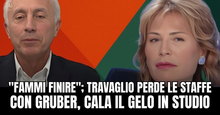 Scontro in diretta a Otto e mezzo: Gruber e Travaglio ai ferri corti sull’Europa