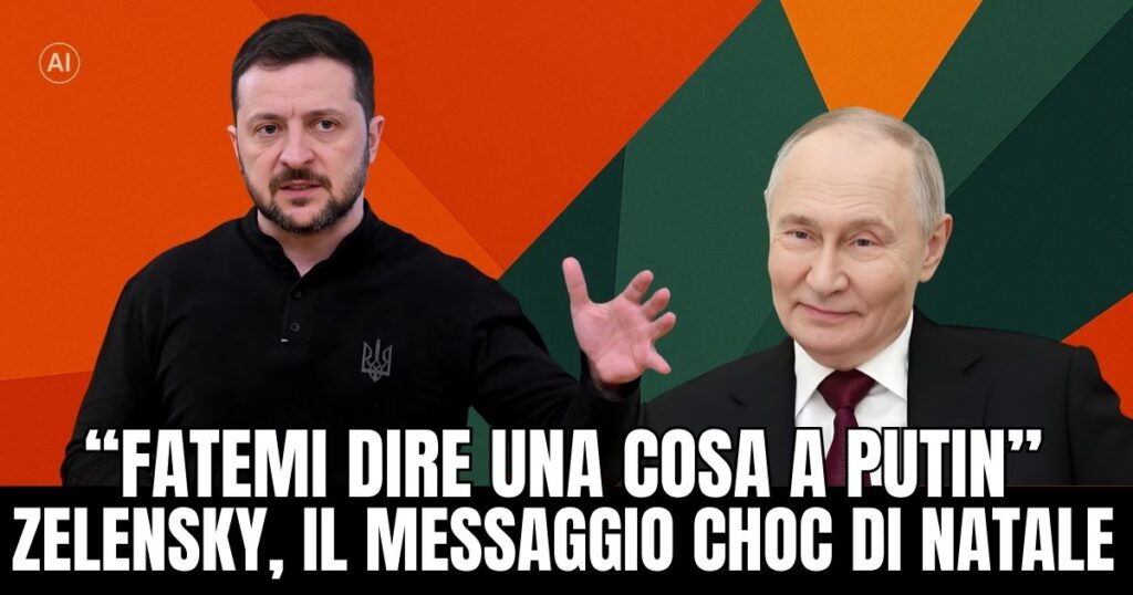 Zelensky messaggio a Putin