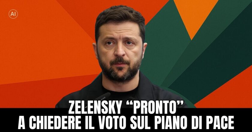 Zelensky apre al referendum sotto pressione americana