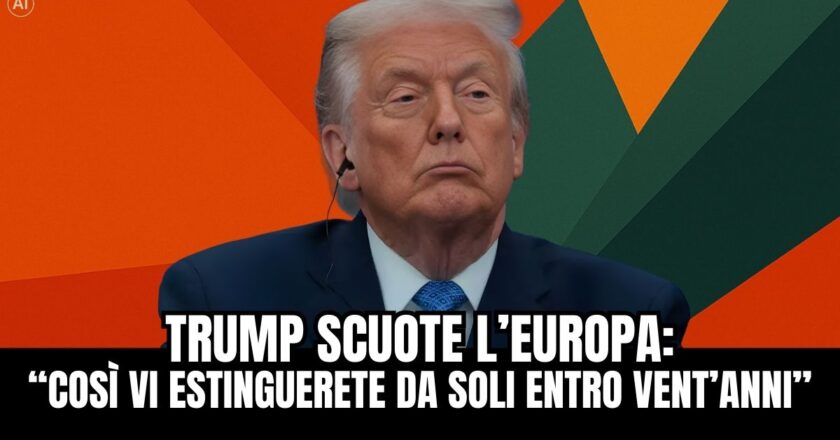 Trump scuote l’Europa: “Così vi estinguerete da soli entro vent’anni”