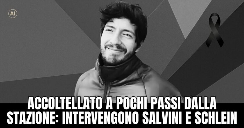 Accoltellato a pochi passi dalla stazione: intervengono Salvini e Schlein