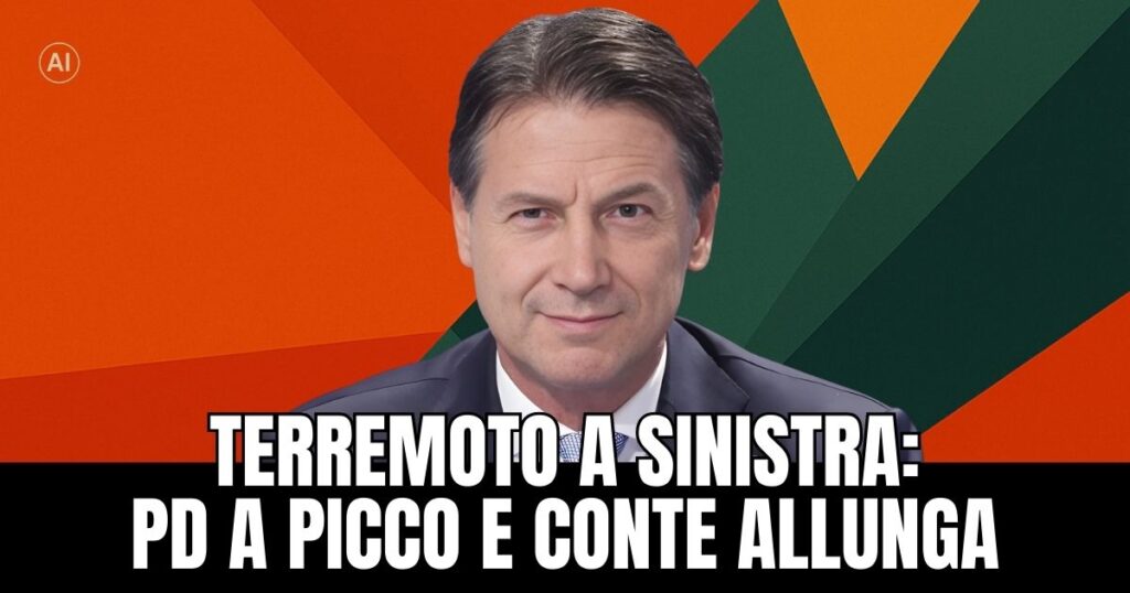 Conte allunga su PD