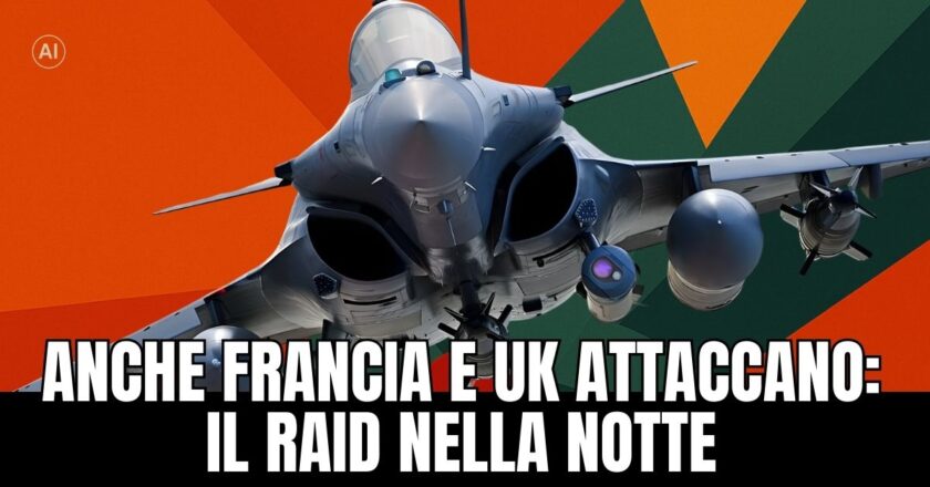 Operazione militare anglo-francese in nottata
