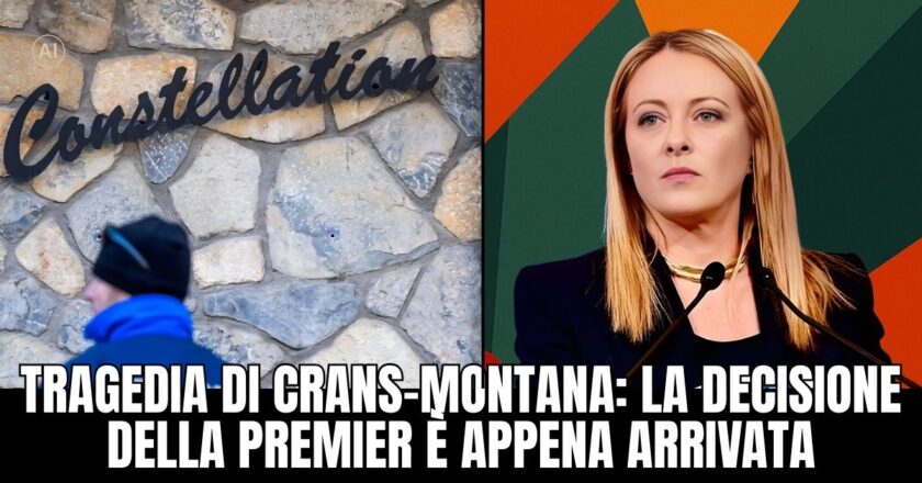 Il gesto di unità nazionale della Premier Meloni