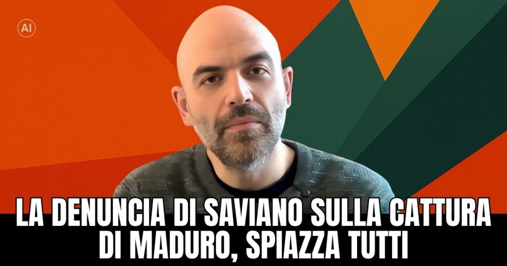 Saviano su Maduro e Trump