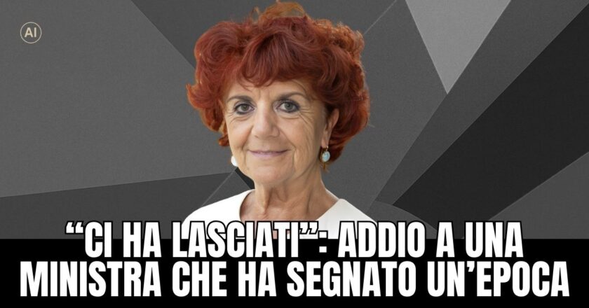 Si è spenta Valeria Fedeli, una vita dedicata ai diritti e alla scuola