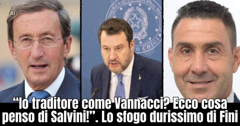 Vannacci Fini confronto